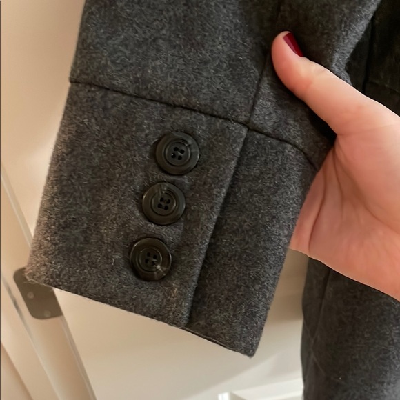 Jones New York Gray Double-Breasted Coat - Picture 5 of 5